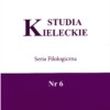 Studia Kieleckie - Seria Filologiczna nr 6