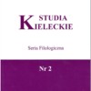 Studia Kieleckie - Seria Filologiczna nr 2
