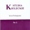 Studia Kieleckie. Seria Filologiczna Nr 1