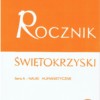 Rocznik Świętokrzyski. Seria A - Nauki Humanistyczne nr 22